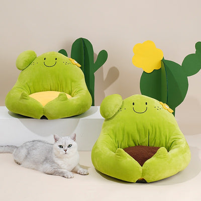 Casa Cama Semiencerrada para Gatos Lavable y Térmica - Image 2
