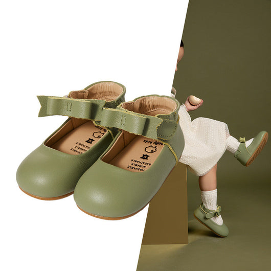 Zapatos de Cuero para Bebé y Niña - Suela Blanda Princesa - Image 11