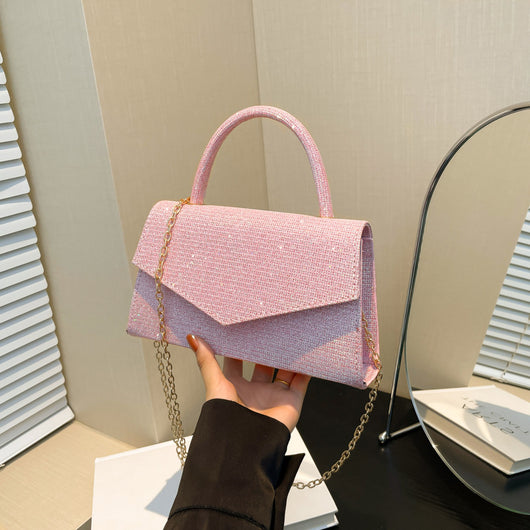 Bolso Cuadrado Pequeño con Diamantes para Mujer - Image 2