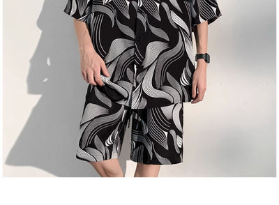 Conjunto de Playera y Shorts en Tela Ice Silk - Cómodo y Fresco - Image 25