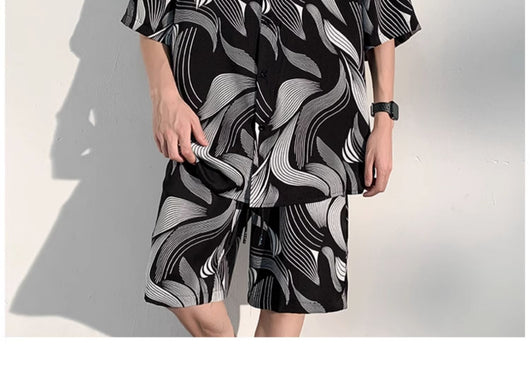 Conjunto de Playera y Shorts en Tela Ice Silk - Cómodo y Fresco - Image 25
