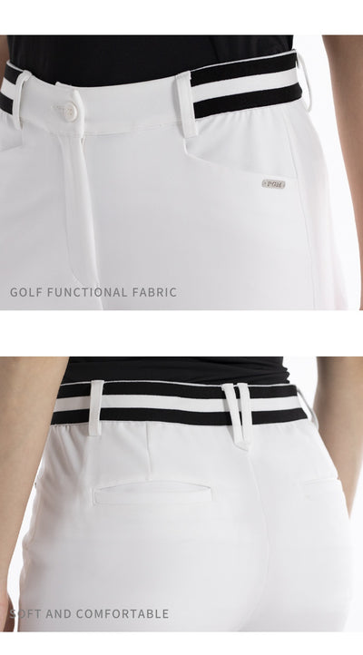 Pantalones Deportivos para Mujer con Cintura Elástica y Corte Acampanado - Image 8
