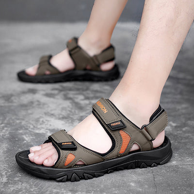 Sandalias Velcro para Hombre Transpirables Verano Playa - Image 8