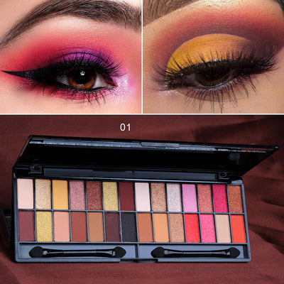 Paleta de Sombras Mate y Perladas 28 Colores para Ojos