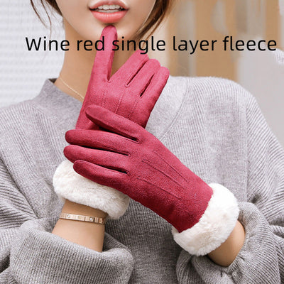 Guantes Térmicos para Esquí con Pantalla Táctil - Ante Cálido Invierno - Image 19