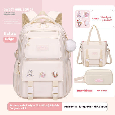 Mochila Escolar de Gran Capacidad Ergonómica para Niños - Image 36