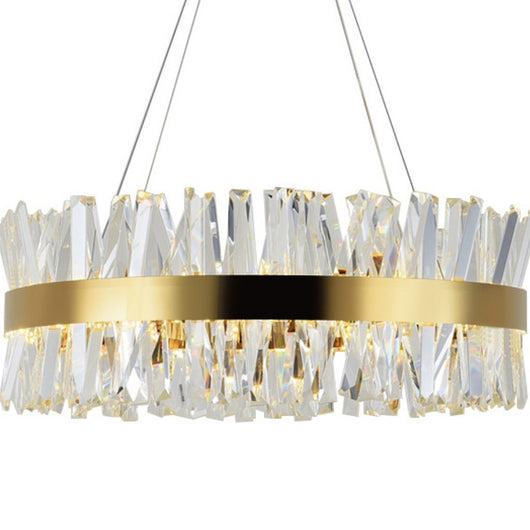 Lámpara de Cristal K9 Acero Inoxidable Generación Premium - Image 9