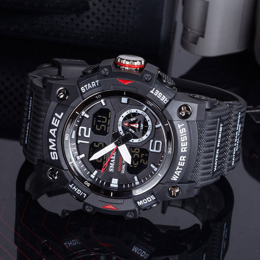 Reloj Deportivo para Hombre con Pantalla Dual Transparente