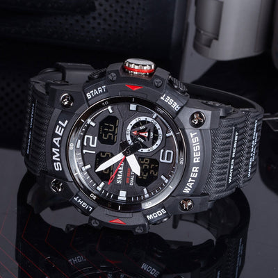 Reloj Deportivo para Hombre con Pantalla Dual Transparente
