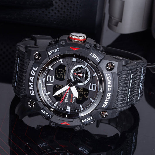 Reloj Deportivo para Hombre con Pantalla Dual Transparente