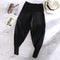 Pantalones Harem de Punto Otoño-Invierno para Mujer Cintura Ajustable