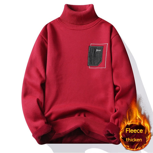 Suéter Holgado de Terciopelo Grueso para Hombre - Abrigo Cálido Invierno - Image 3