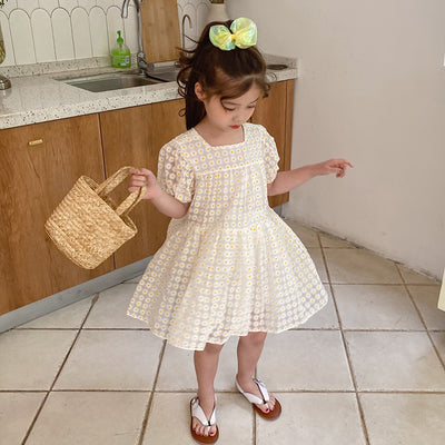 Vestido con Mangas Abullonadas y Bordados - Image 10