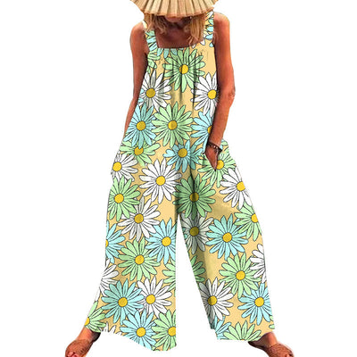 Jumpsuit Estampado de Pierna Ancha para Mujer - Image 5