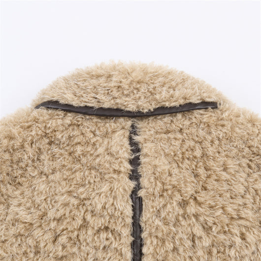 Abrigo Largo de Polar Elegante para Mujer - Image 17