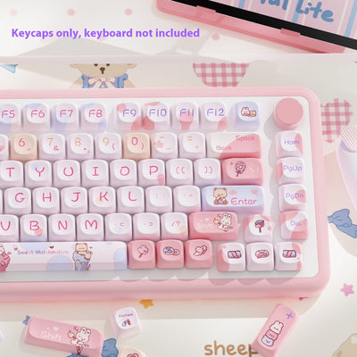 Keycap Mecánico Five-Sided Sublimación Moa - Diseño Adorable y Personalizable - Image 3