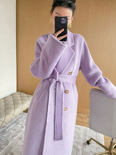 Abrigo de Lana Camello y Oveja Suli para Mujer - Image 11