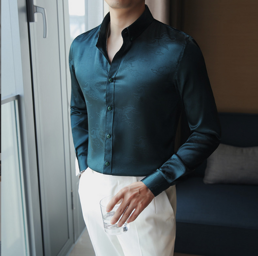Camisa Manga Larga para Hombre Primavera - Tela Suave Premium - Image 13