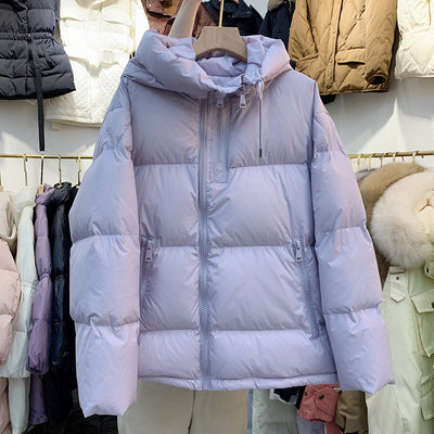 Chaqueta de Plumón Blanco Estilo Coreano - Image 5