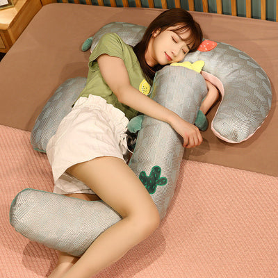 Almohada de Ratán Ice Silk para Embarazadas - Image 10