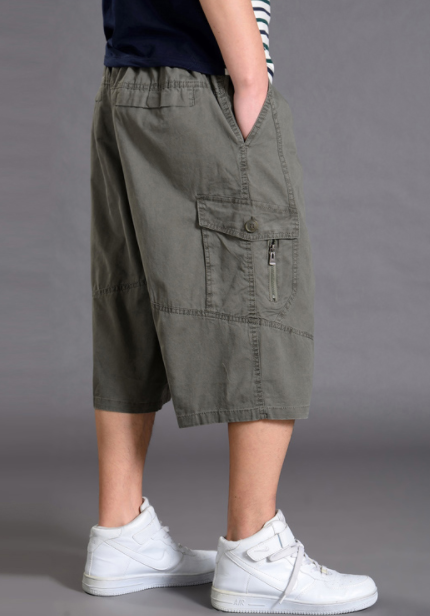 Pantalones Cortos Deportivos Holgados para Hombre Talla Grande - Image 9