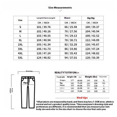 Pantalones Rectos Anchos Hip Hop Light para Hombre - Image 13