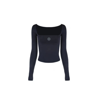 Playera Escote Cuadrado Morandi Ajustada para Baile Americano - Image 6