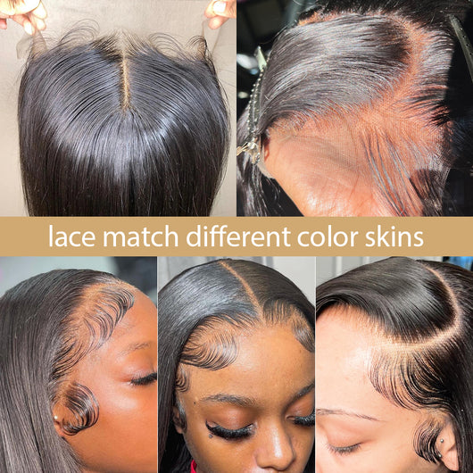 Peluca Bob Liso con Encaje Frontal Transparente 13x4 Cabello Natural - Image 3