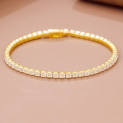 Pulsera de Plata Esterlina con Zirconia Hip Hop para Mujer - Image 5