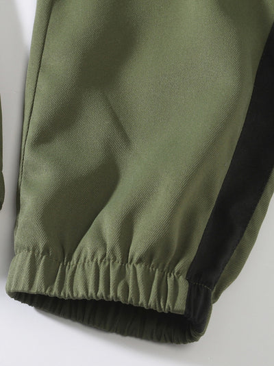 Pantalones Deportivos Casuales de Corte Recto con Costuras Otoñales - Image 31