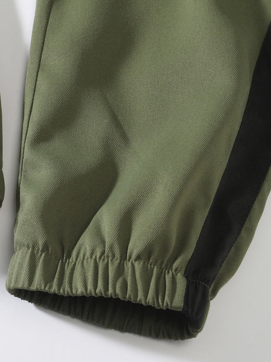 Pantalones Deportivos Casuales de Corte Recto con Costuras Otoñales - Image 31