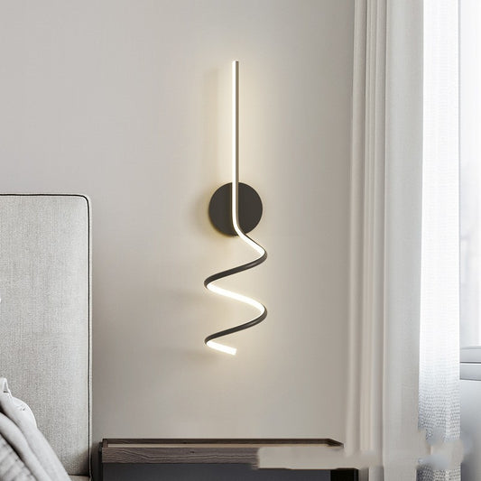 Lámpara de Pared Minimalista Línea para Dormitorio