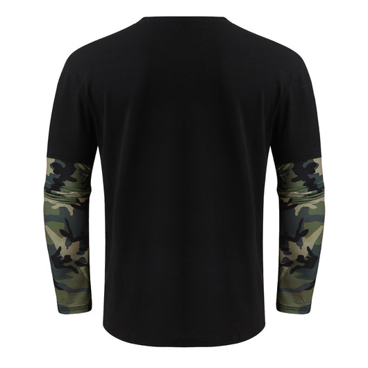 Remera Casual Hombre Cuello Redondo Camuflaje y Colores Lisos - Image 5