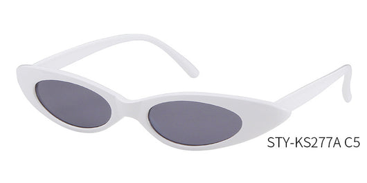 Clear frame cat eye sunglasses with bright yellow lenses, suitable for fashion wear and sun protection. - Image 18