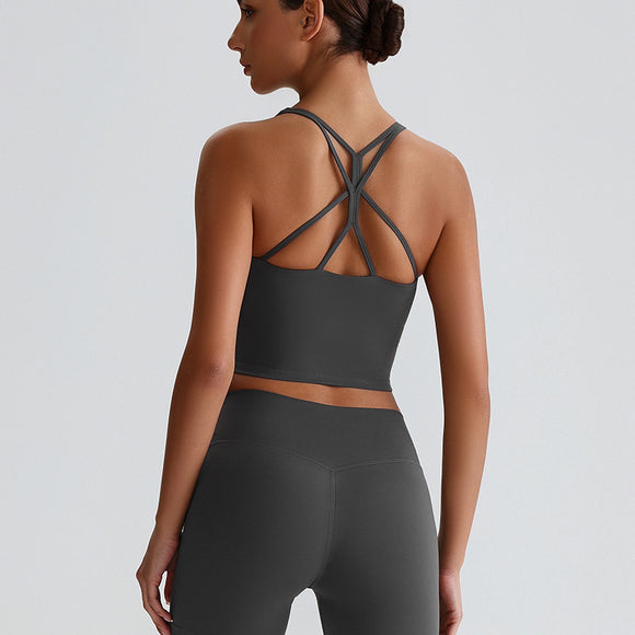 Sujetador Deportivo Cross Back para Yoga y Running