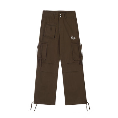 Pantalones Cargo Rectos Multibolsillos para Hombre - Image 5