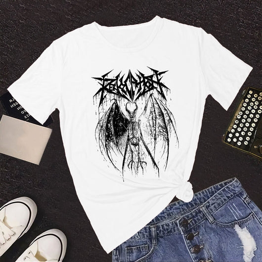 Blusa Suelta Estampada de Manga Corta para Mujer - Image 8