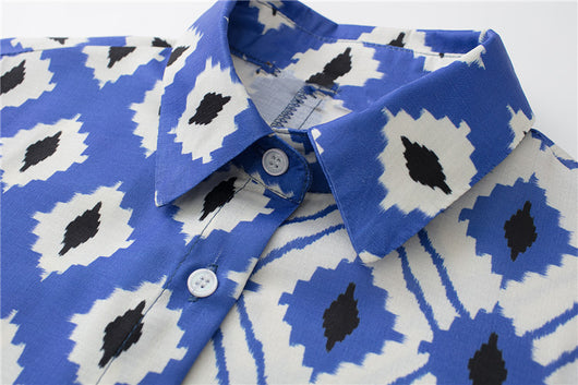 Conjunto de Falda Pantalón Estampado Estilo Europeo y Americano - Image 20