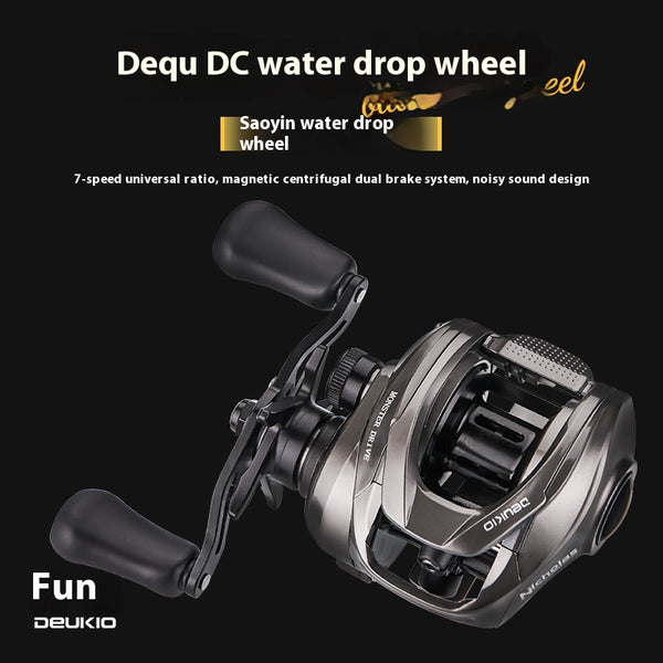 Carrete de Pesca Micro Goteo con Doble Freno