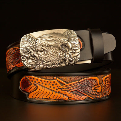 Cinturón Automático para Hombre con Hebilla Águila de Temperamento Fashion - Image 20