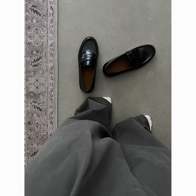 Zapatos de Cuero Ejecutivos Estilo Británico para Hombre - Image 3