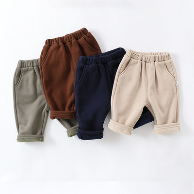 Pantalones Térmicos para Niño con Forro de Peluche
