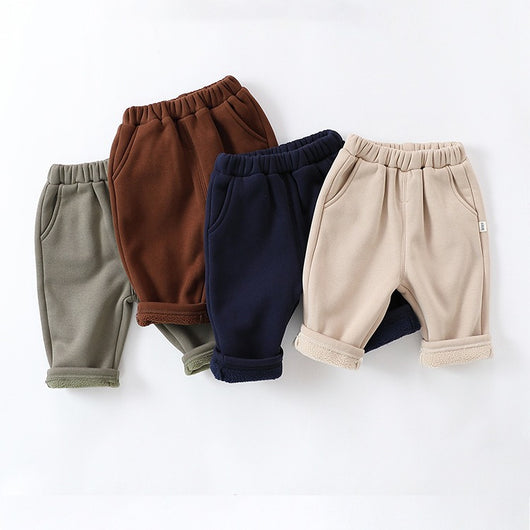 Pantalones Térmicos para Niño con Forro de Peluche