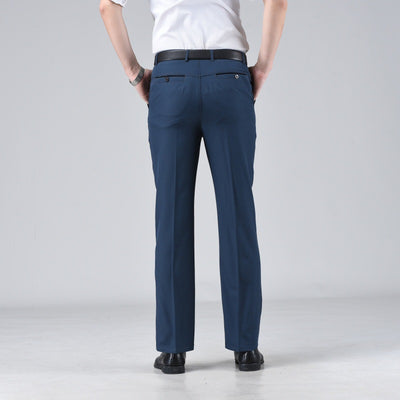 Pantalones Casuales Holgados de Pierna Recta en Colores Sólidos para Hombre - Image 15