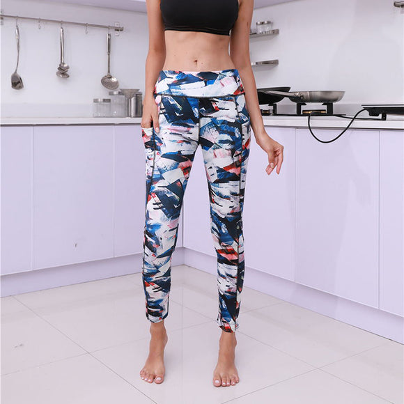 Leggings Deportivos Estampados con Levantacaderas para Yoga y Fitness