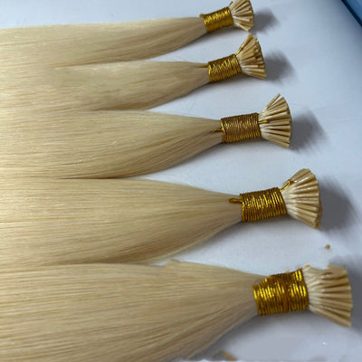 Extensiones de Cabello Blanco Liso Premium con Trenzado - Image 8