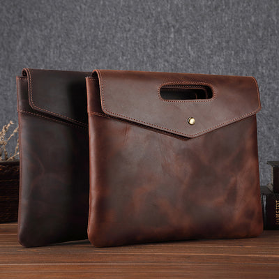 Maletín de Cuero Genuino para Hombre Estilo Vintage Ejecutivo - Image 7
