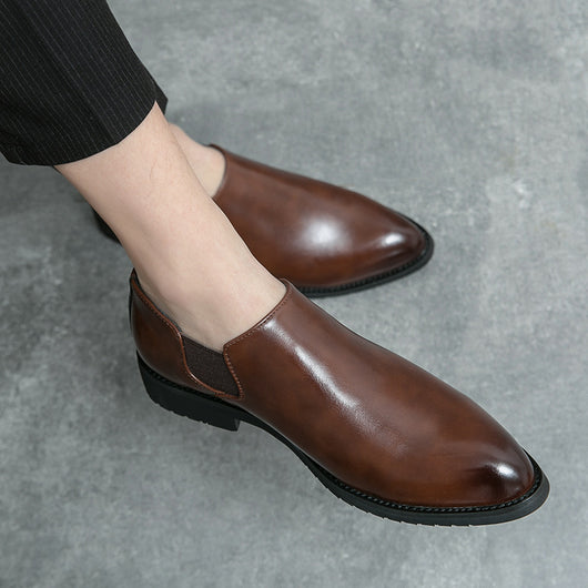 Zapatos Slip On Punta Fina de Estilo Británico - Image 3