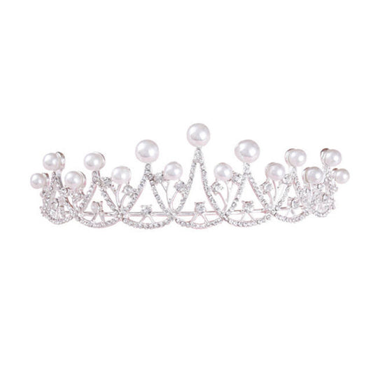 Corona Nupcial de Perlas - Tiara de Lujo para Novia - Image 3