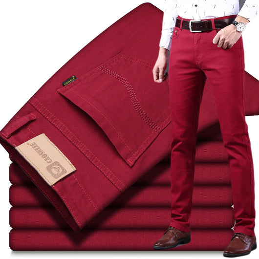 Pantalones Jeans Slim Fit Elásticos para Hombre - Estilo Business Casual - Image 5
